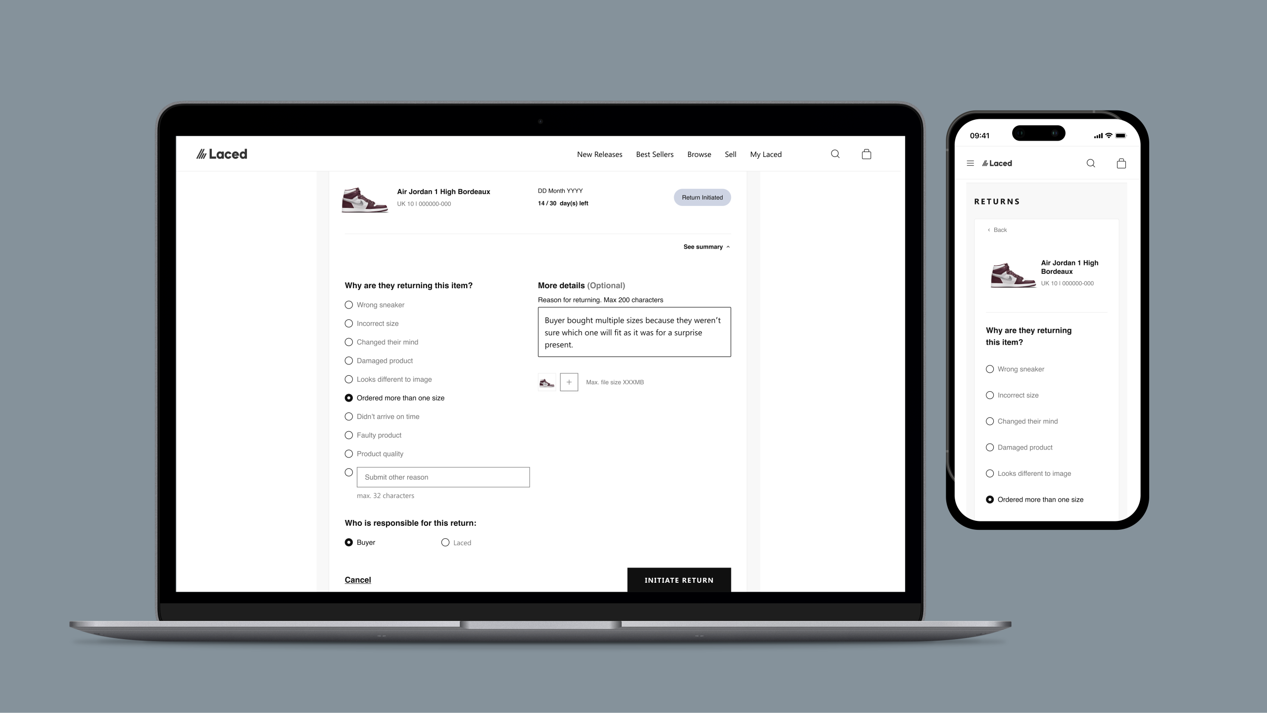 Returns were a major pain point in the user journey and one of the biggest leaks in the business. It was a manual process, so the risk of error was guaranteed.