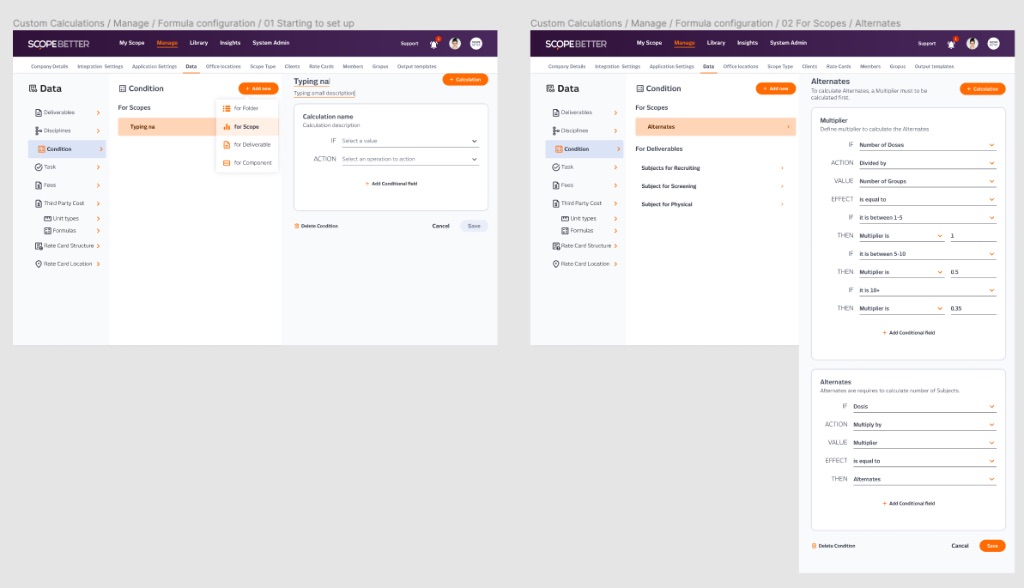 Custom deliverables High fidelity UI designs